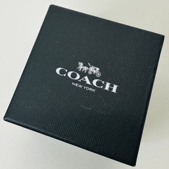 Coach Gold Mini Boyfriend Watch with Signature Blue Rubber Band - Picture 15 of 16